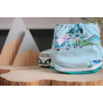 Camping adventure campervan - 2.0 - Pocket diaper - Ready to ship